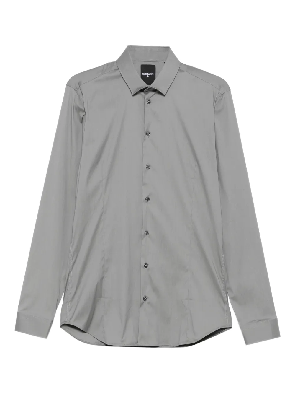 Patrizia Pepe slim-fit poplin shirt | Grey | Image 1