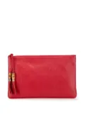 Gucci Pre-Owned 2000-2015 Calfskin Bamboo Tassel clutch bag - Red