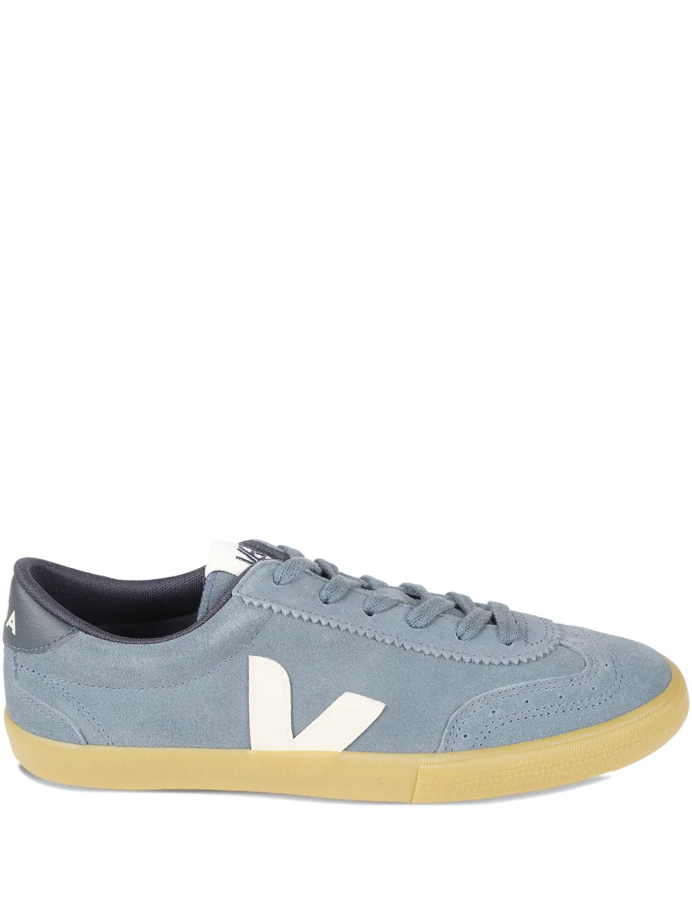 VEJA Volley suede panelled sneakers | Blue | Image 1
