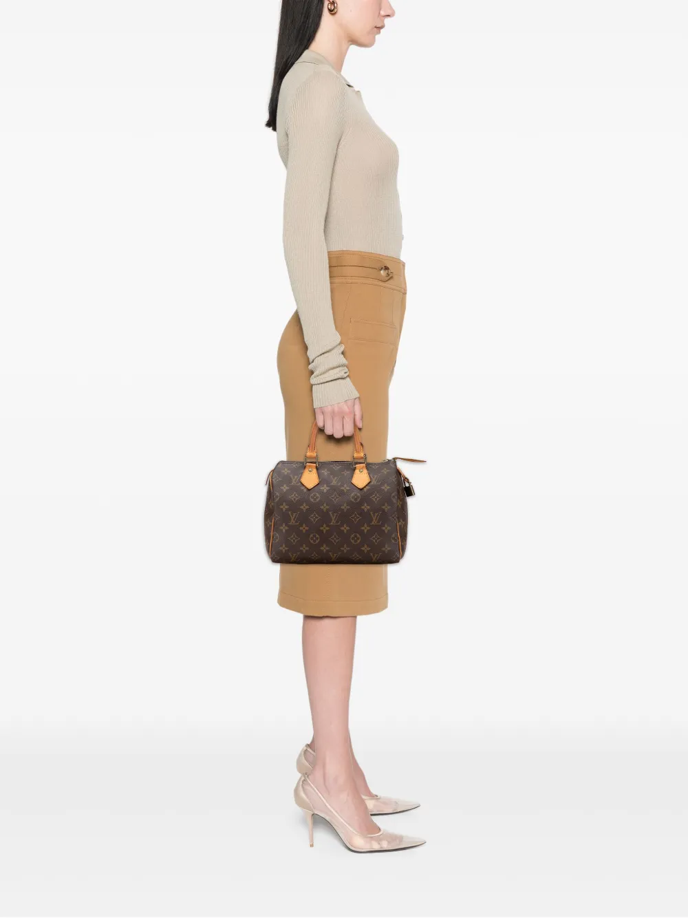 Louis Vuitton Pre-Owned 2002 Monogram Speedy 25 boston bag | Pre-Owned | Image 2