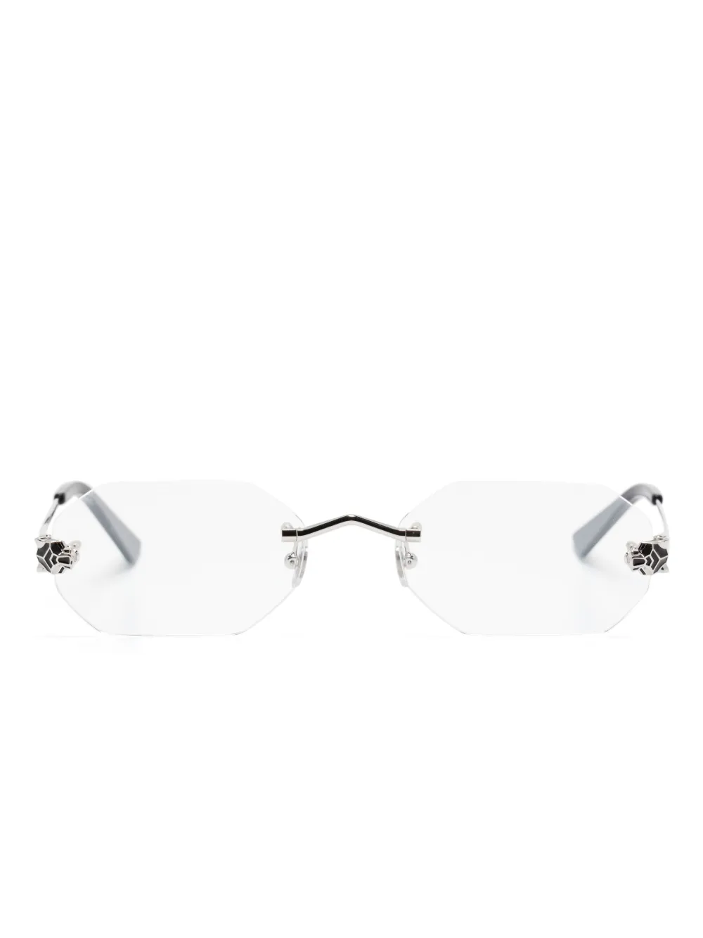Cartier Eyewear lunettes de vue à design sans monture | gris | Image 1