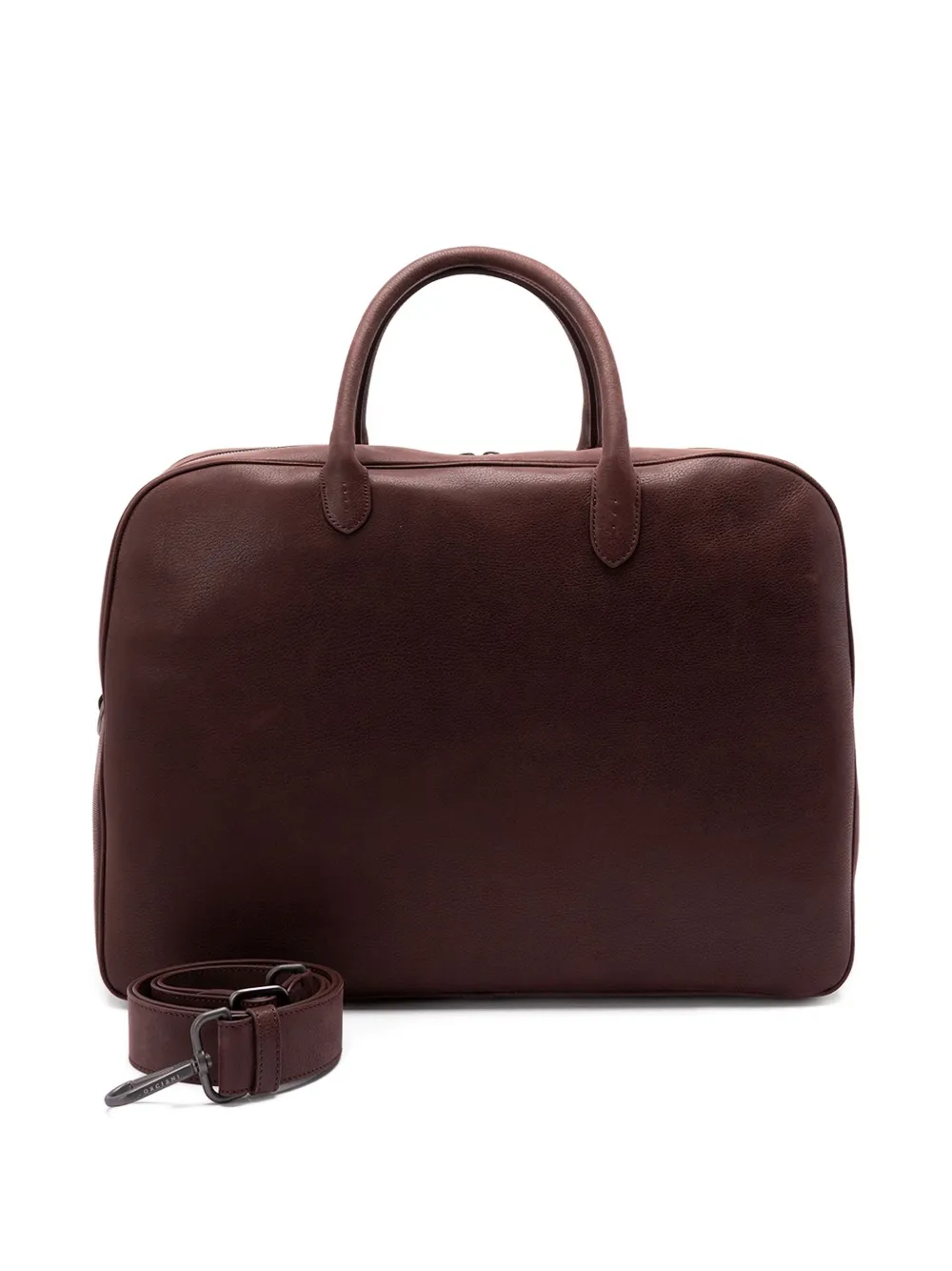 Orciani Jones Chevrette double-pocket leather holdall | Image 2