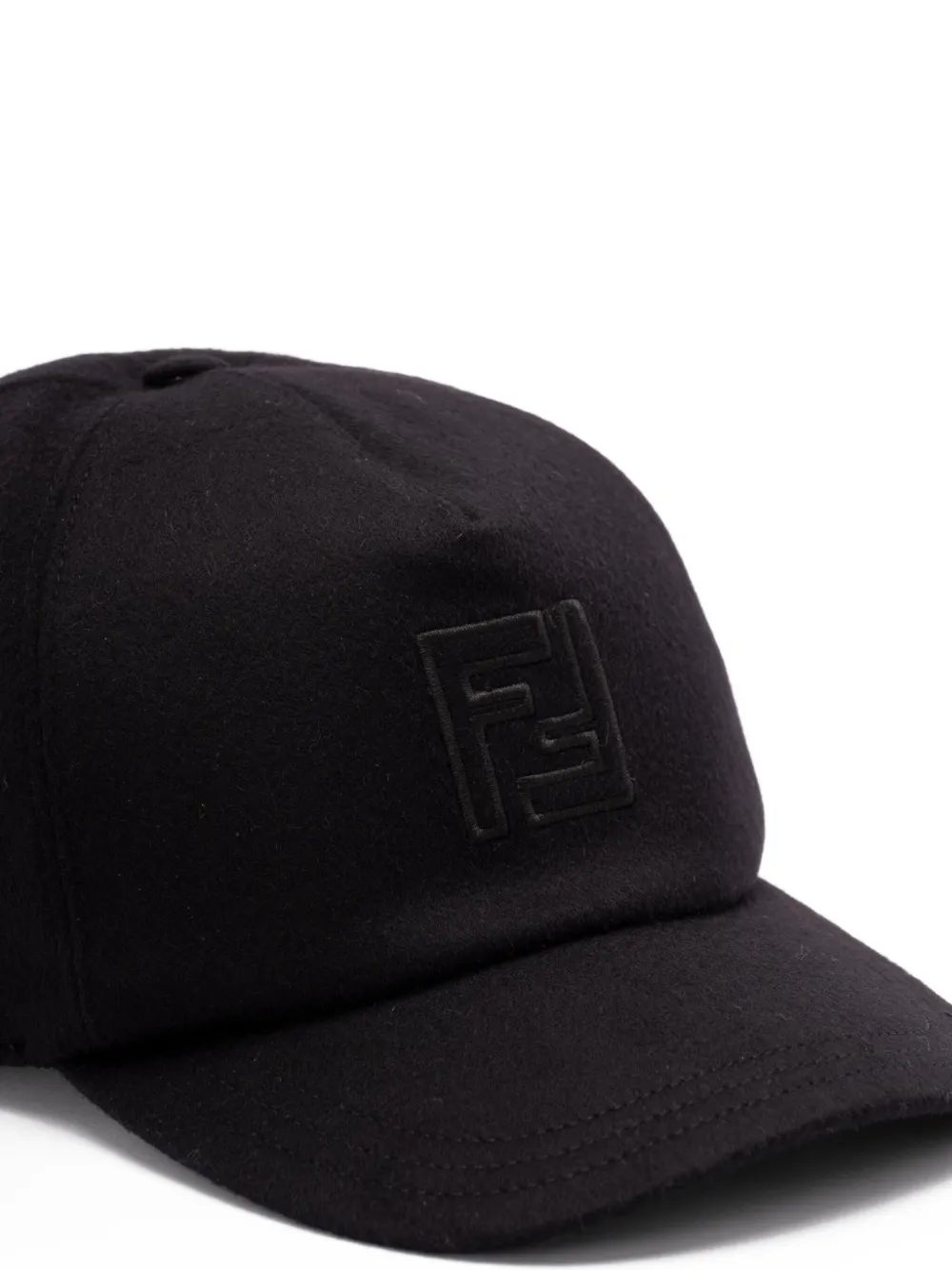 FENDI Pet met geborduurd logo Zwart