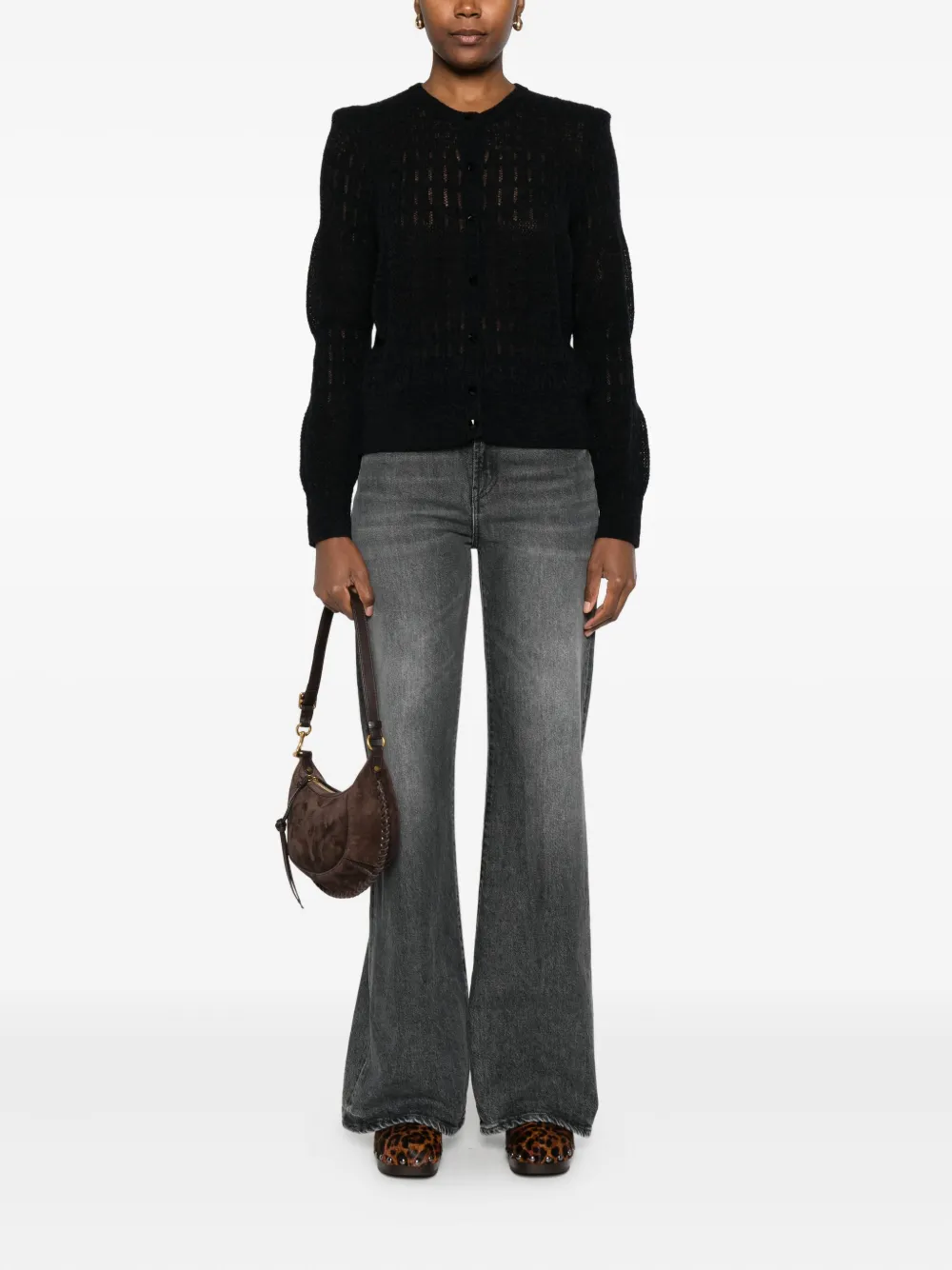 DONDUP flared jeans - Zwart