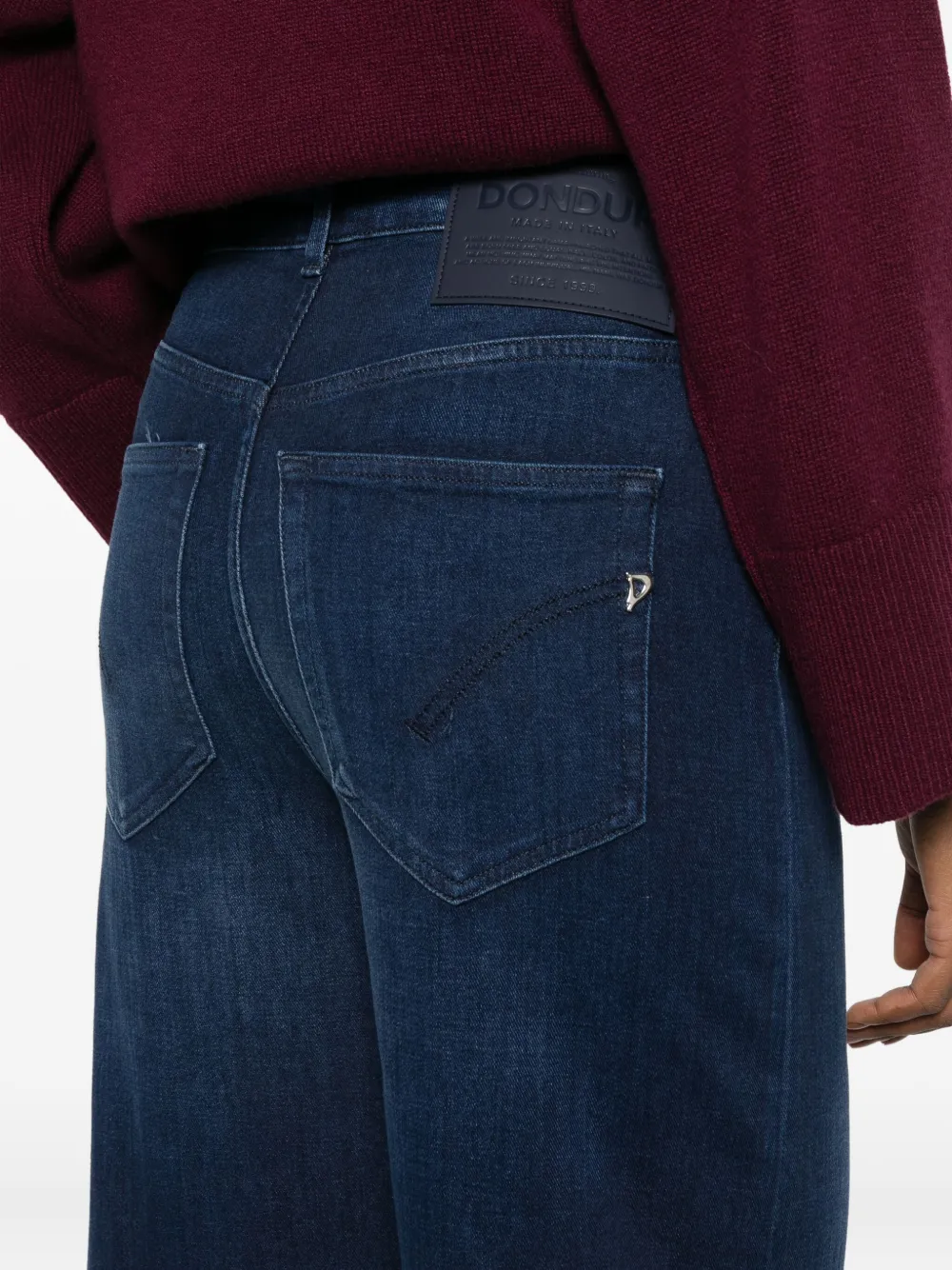 DONDUP Katoenen jeans met vijf zakken Blauw