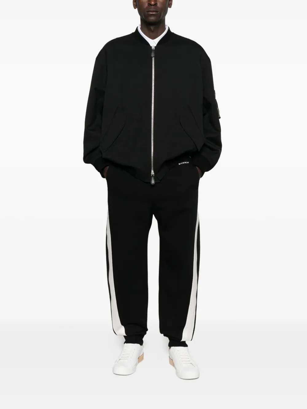 Givenchy Gestreepte broek - Zwart