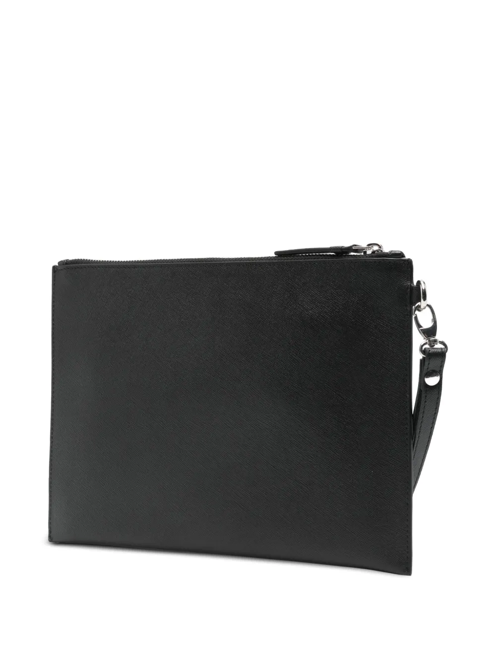 Les Hommes Urban Clutch met ritssluiting Zwart