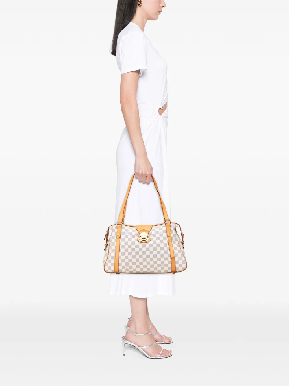 Louis Vuitton Pre-Owned 2010 Damier Azur Stresa PM shoulder bag | Pre-Owned | Image 2