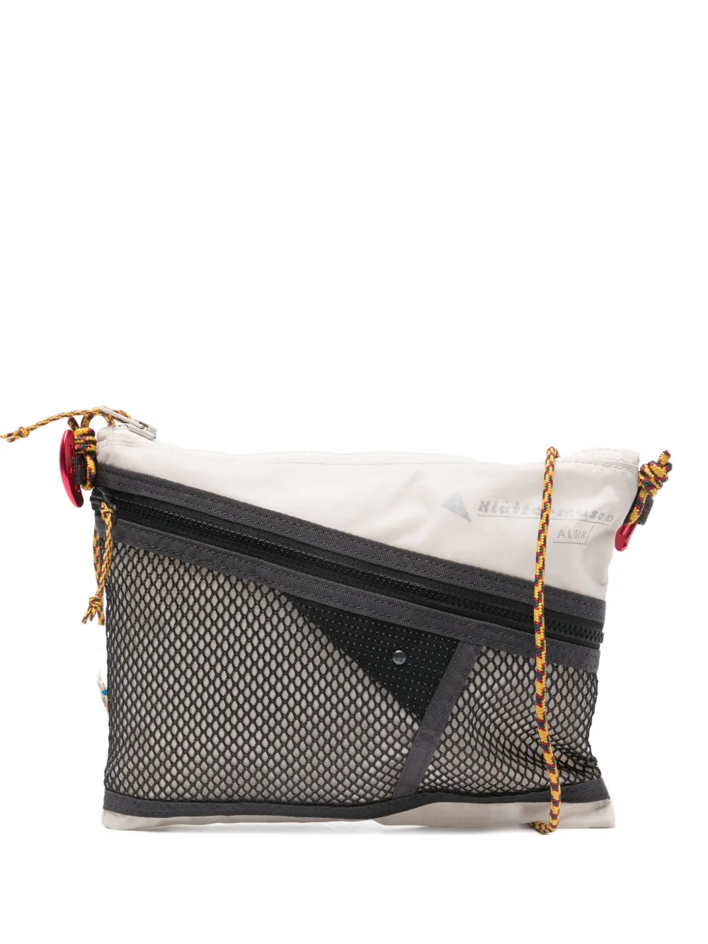 Klättermusen Algir mesh clutch bag | Grey | Image 1