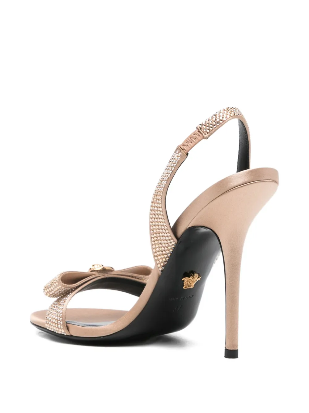 Versace Medallion-embellishment Sandals In Gold
