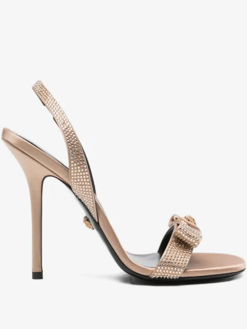 Versace sandalias con detalle de medallón