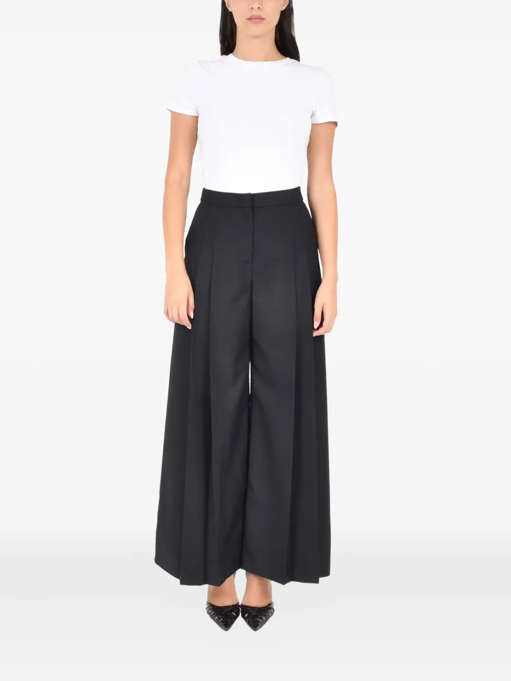 Pennyblack pleated trousers - Zwart