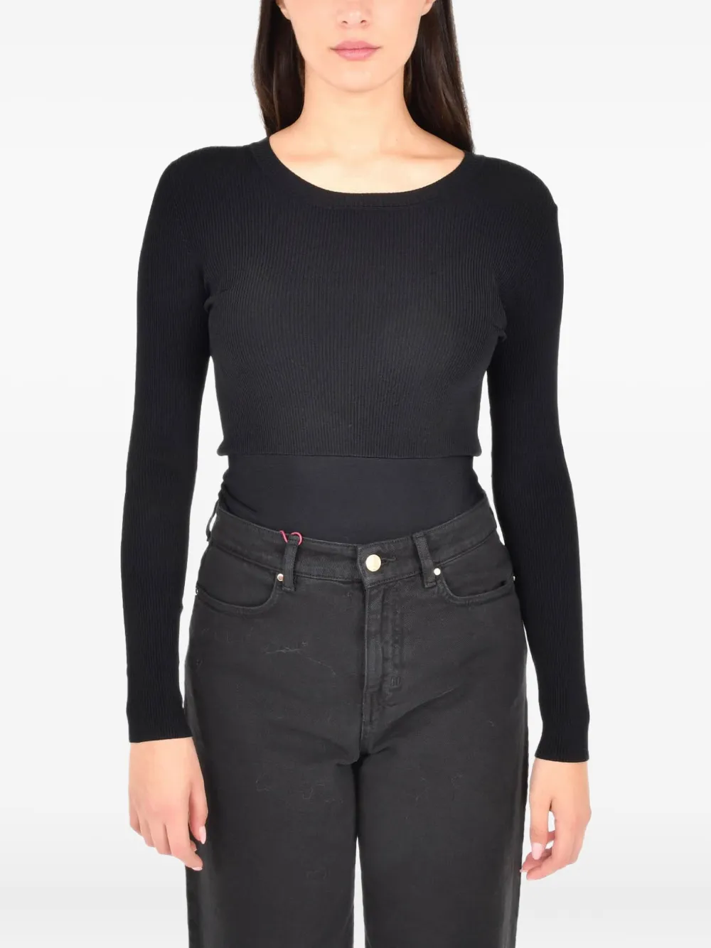 Pennyblack Zarina Long-sleeve Top In Black