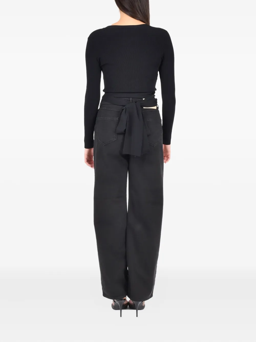 Pennyblack Zarina Long-sleeve Top In Black