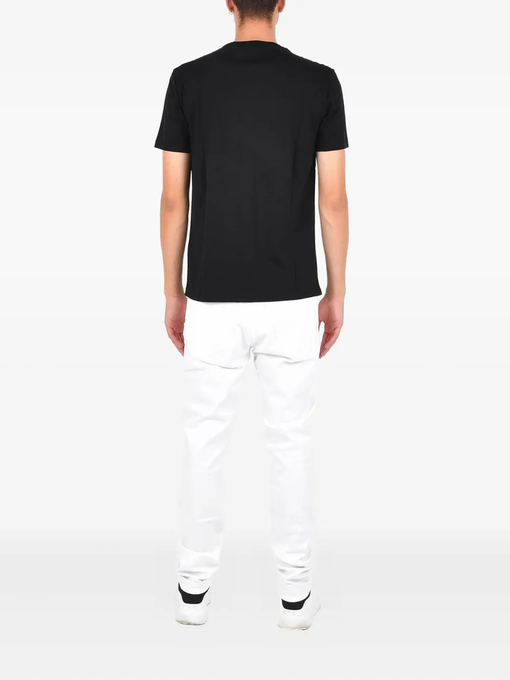 Low Brand crew-neck T-shirt - Zwart