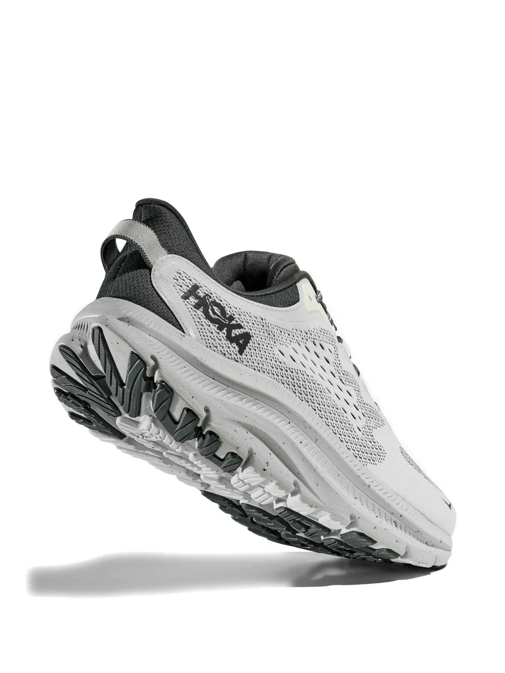 HOKA perforated-detailing sneakers Grey