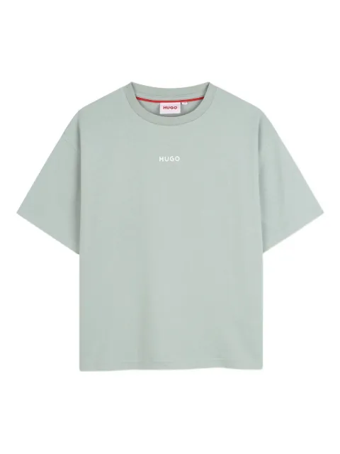 HUGO KIDS logo-print T-shirt