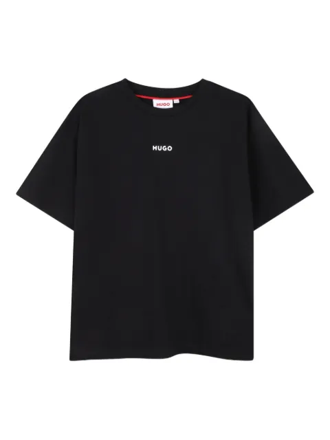 HUGO KIDS logo-print T-shirt
