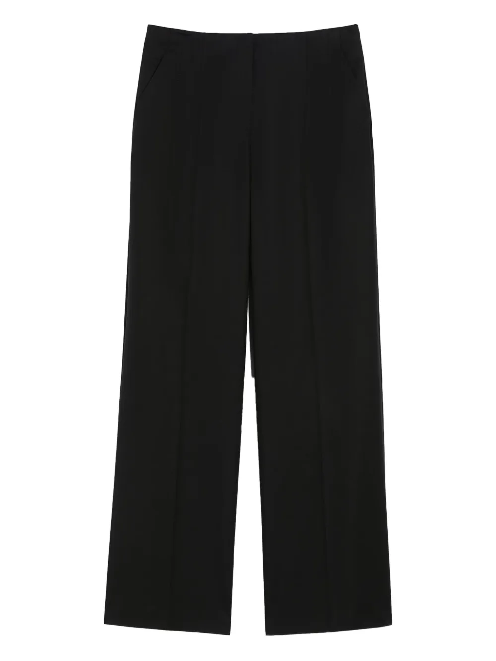Pennyblack Cotton Blend Palazzo Trousers In Black