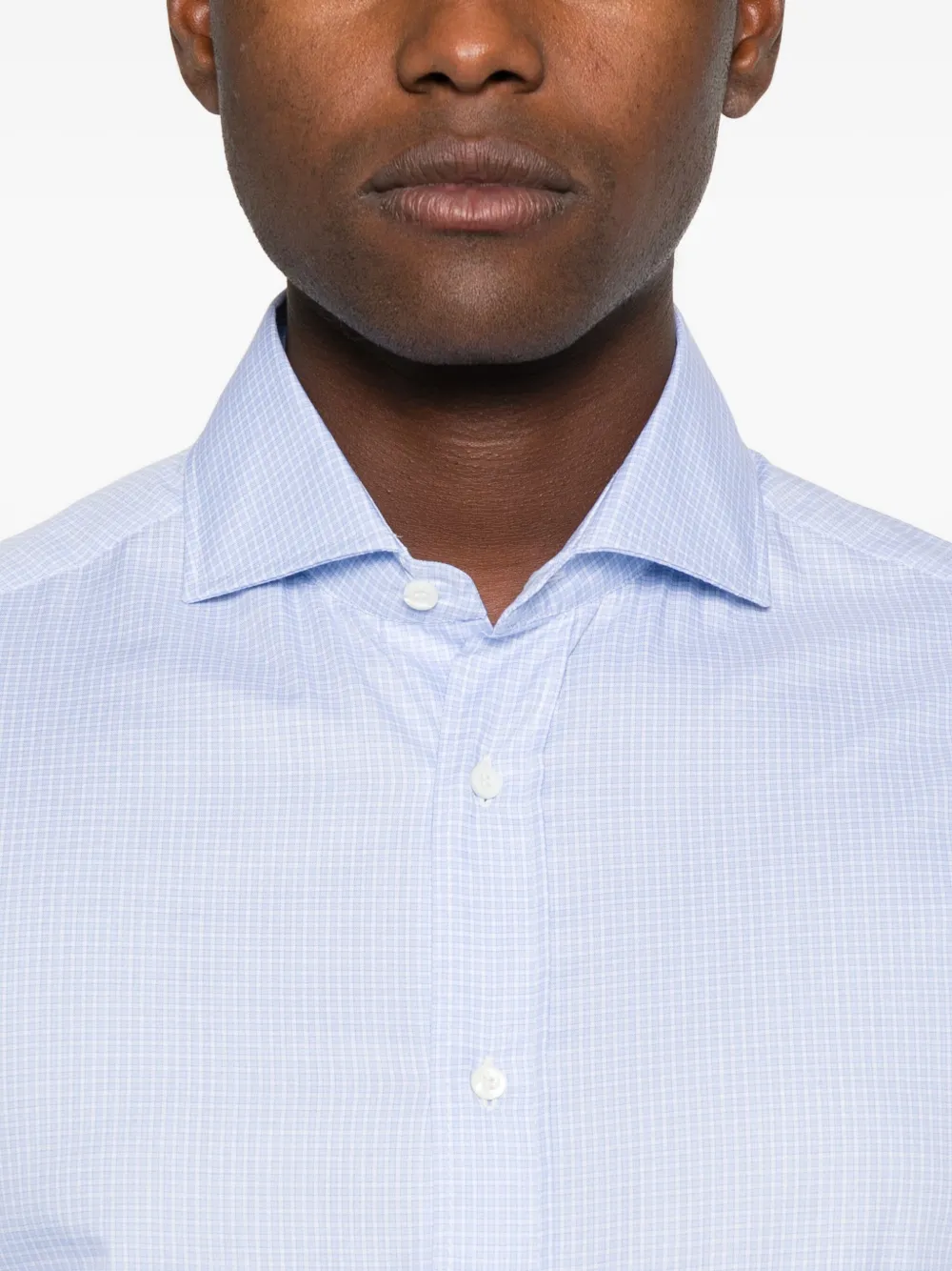 Brunello Cucinelli Katoenen overhemd Blauw