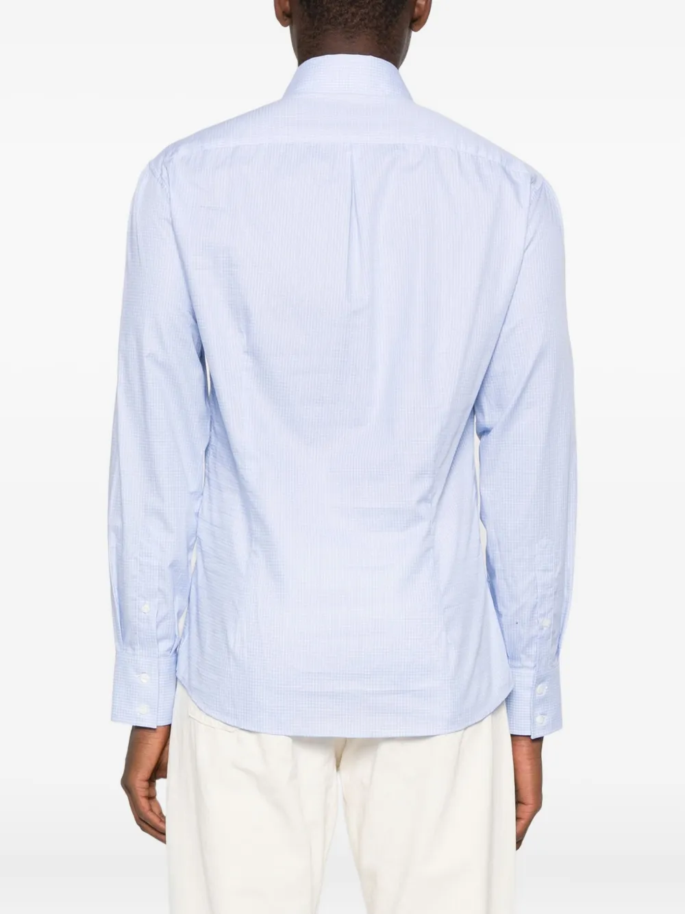 Brunello Cucinelli Katoenen overhemd Blauw