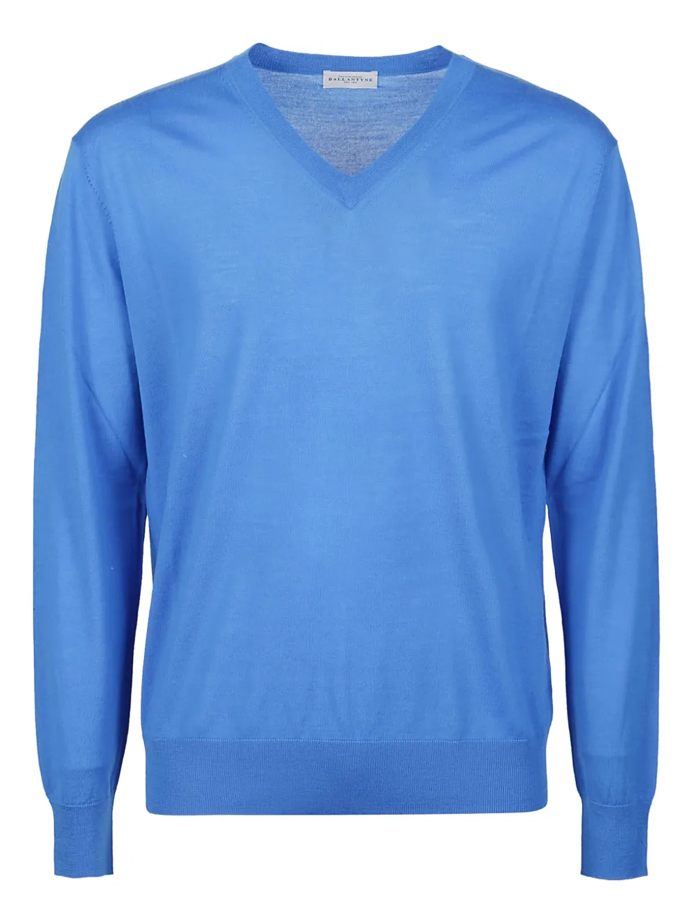 Ballantyne V-neck wool sweater | Blue | Image 1