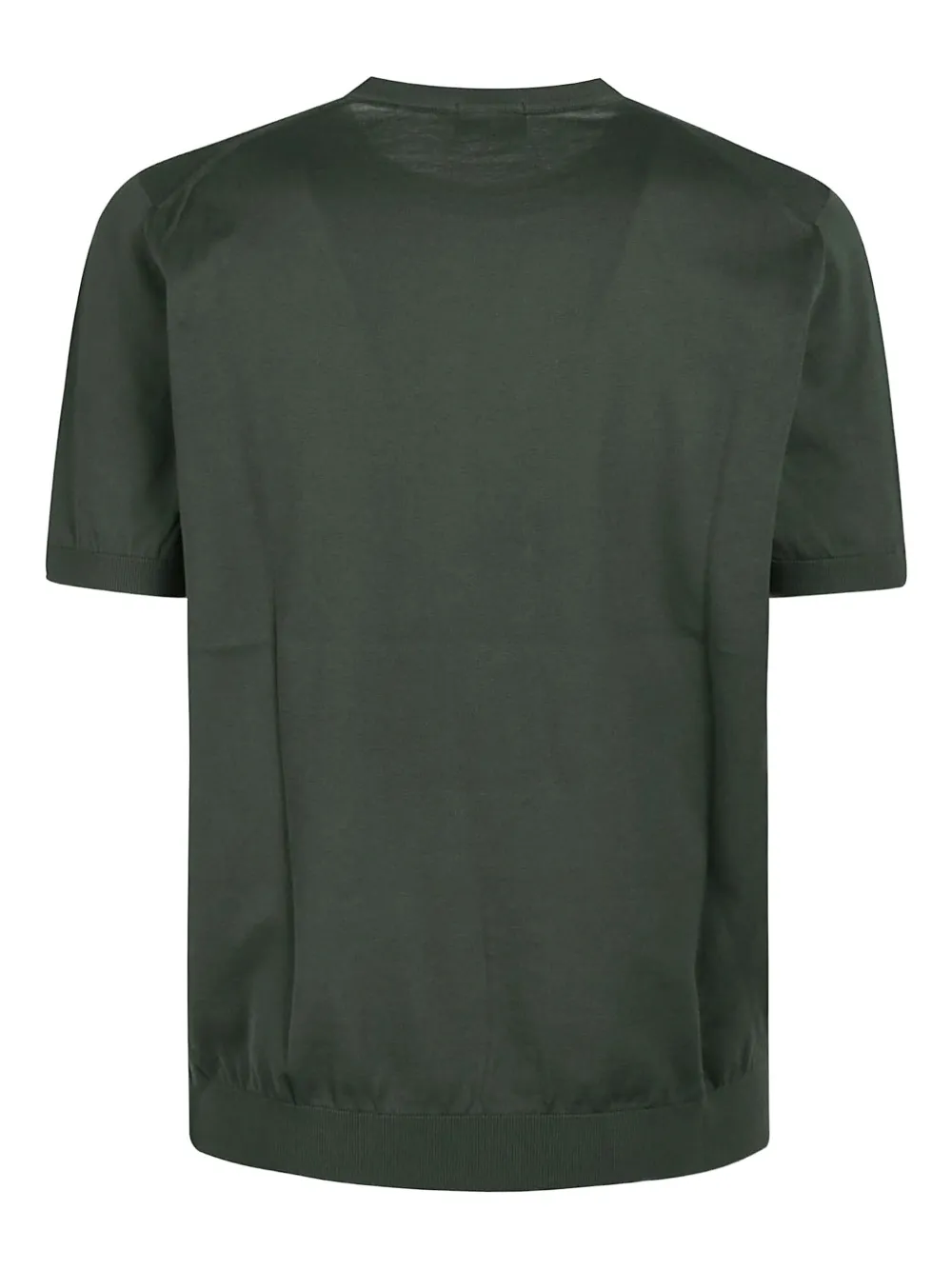 Drumohr Katoenen T-shirt met korte mouwen - Groen