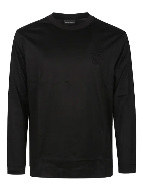 Emporio Armani langærmet T-shirt med logodetalje