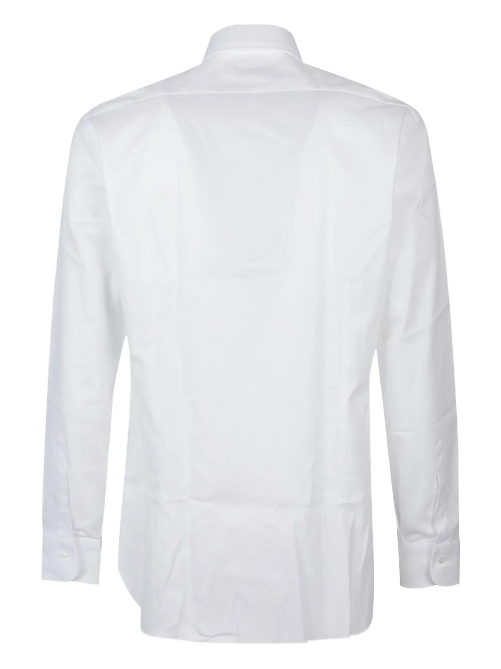 Barba Napoli Long-sleeve Button-down Shirt In White