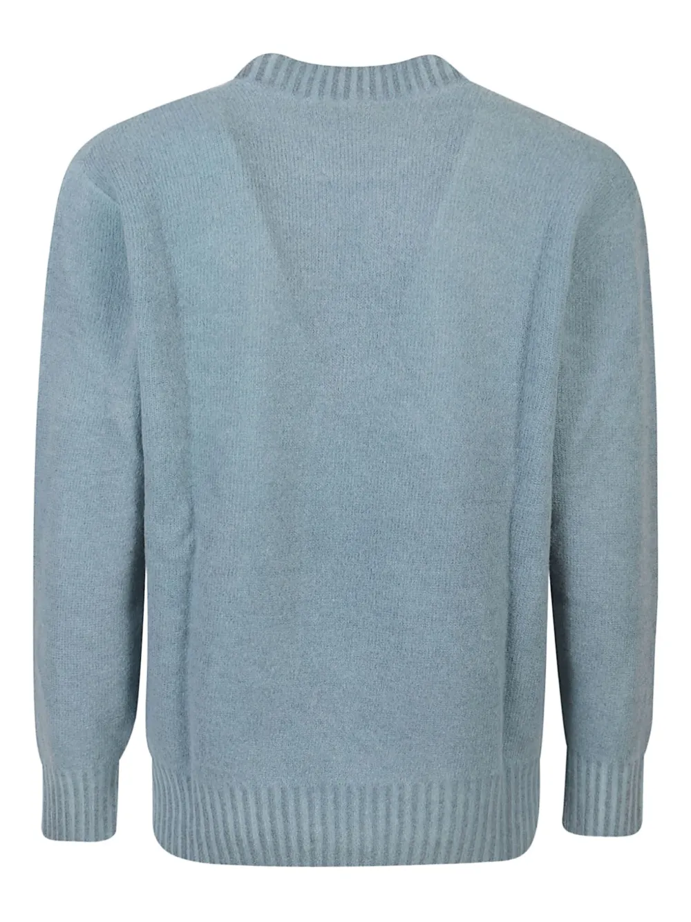Altea Ribbed-hem Wool Sweater In Blue