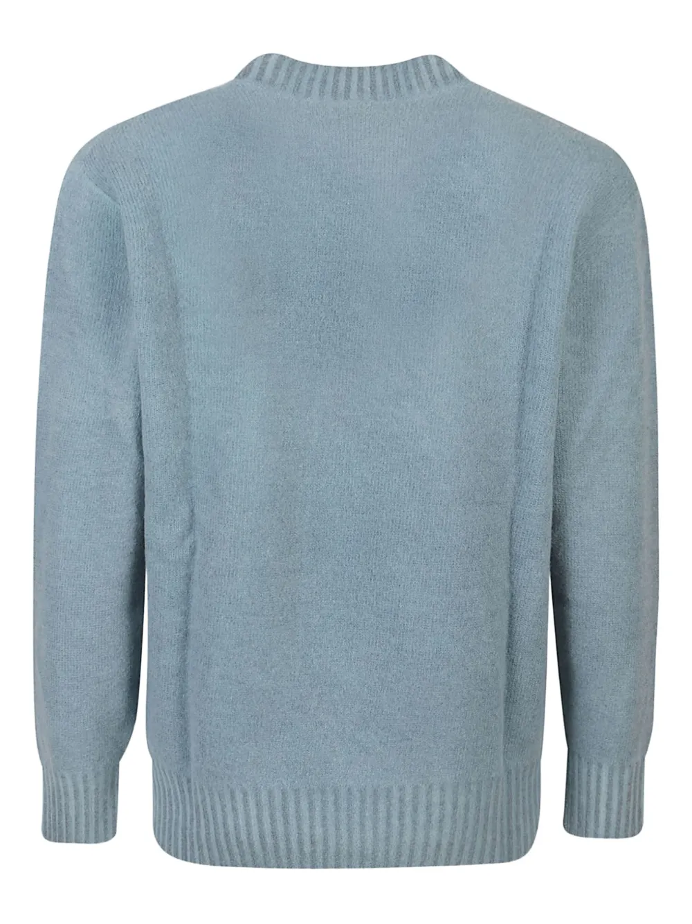 Altea ribbed-hem wool sweater - Blauw