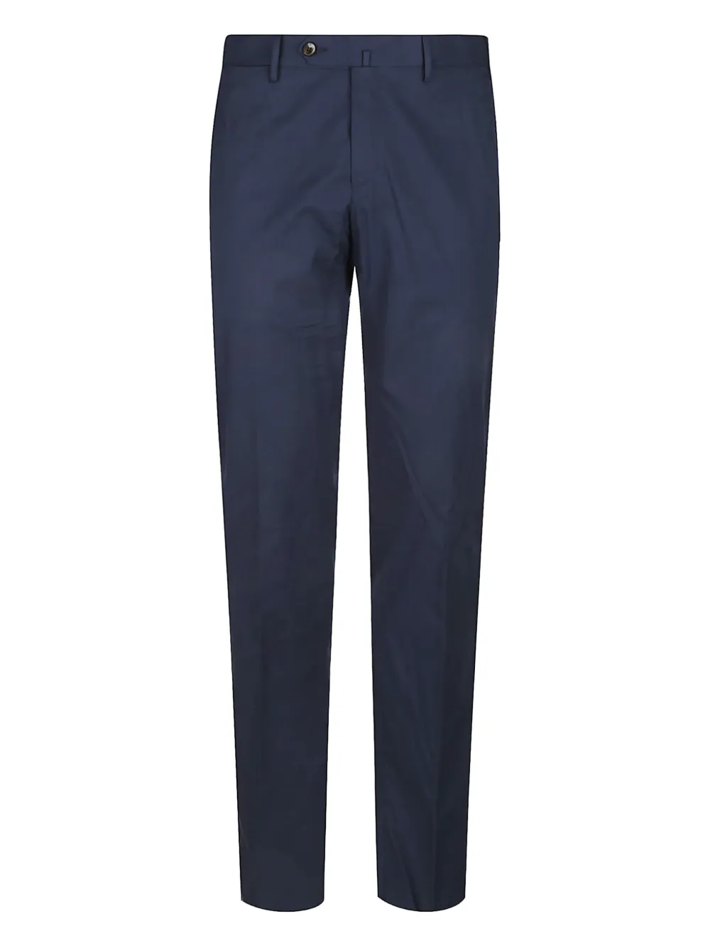Pt Torino Logo-patch Trousers In Blue