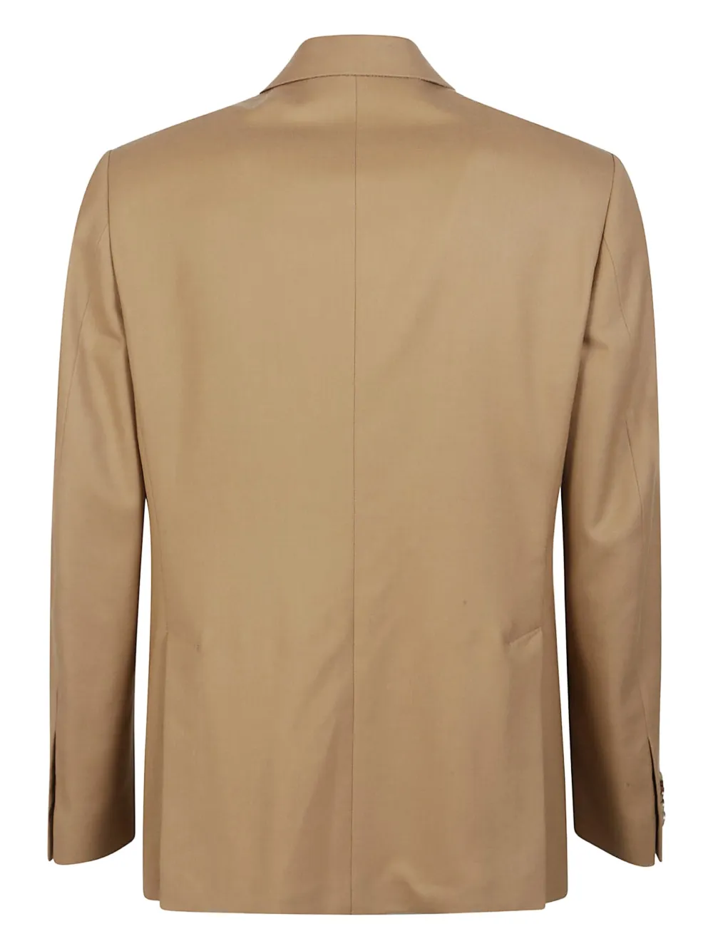 Lardini Double-breasted Wool Jacket In Brown