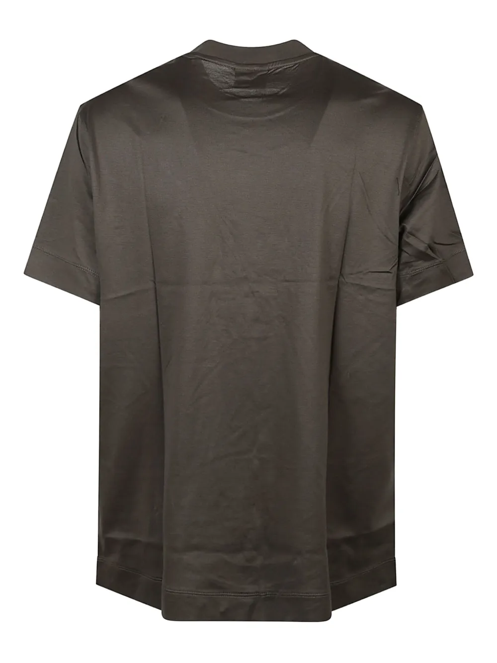 Emporio Armani T-shirt met logo-reliëf - Groen