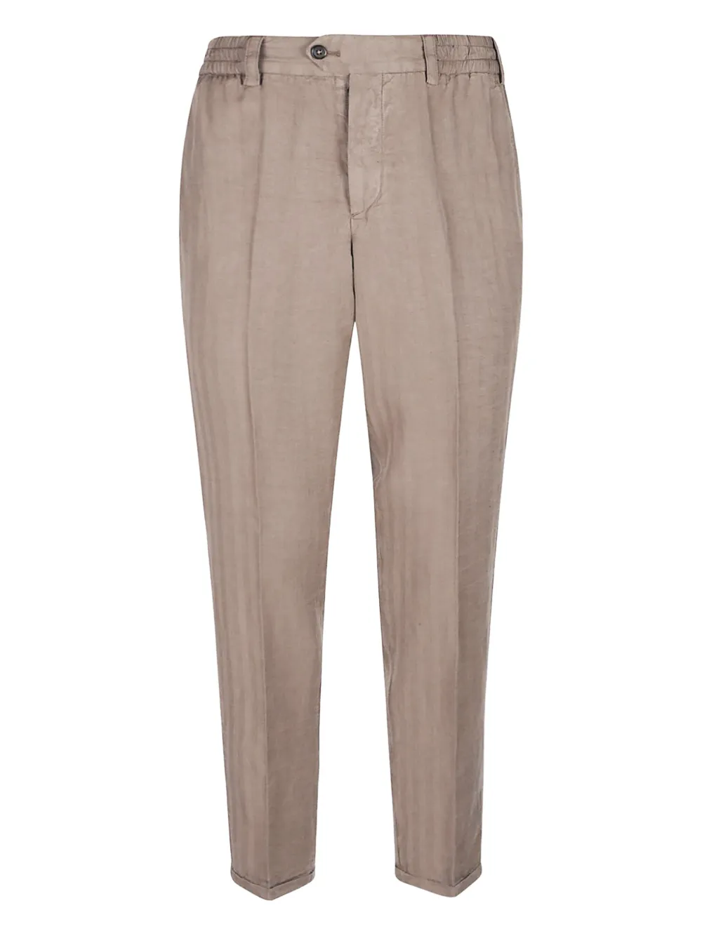 Pt Torino Elastic-waistband Trousers In Neutral