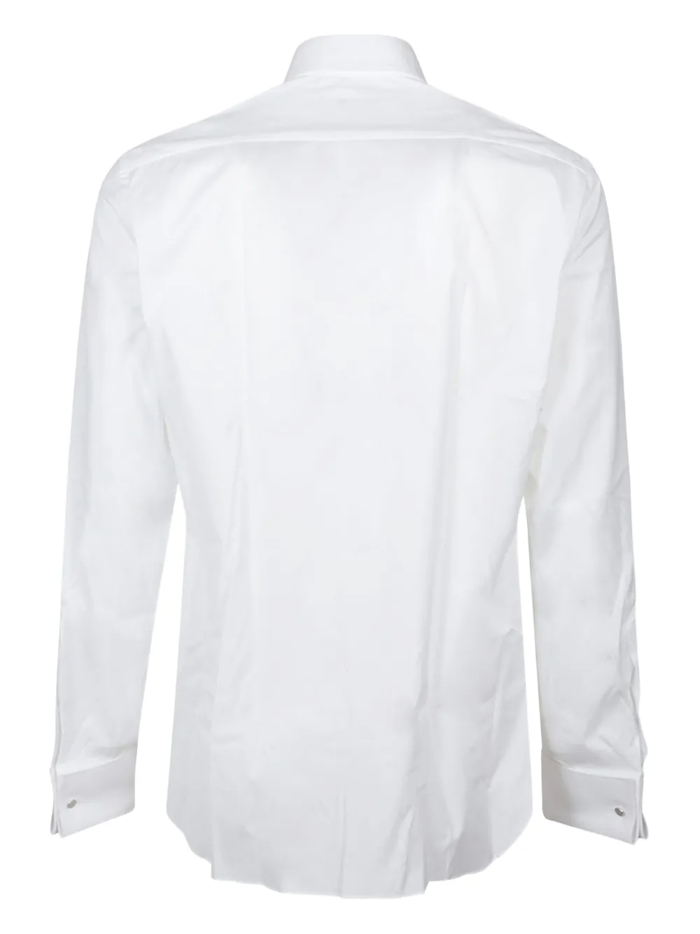 Zegna French-cuff cotton shirt - Wit