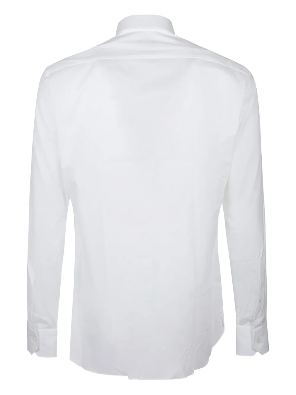 Zegna Katoenen overhemd met lange mouwen - Wit