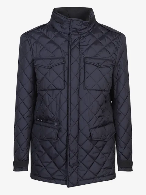 Herno quilted flap-pocket puffer jacket