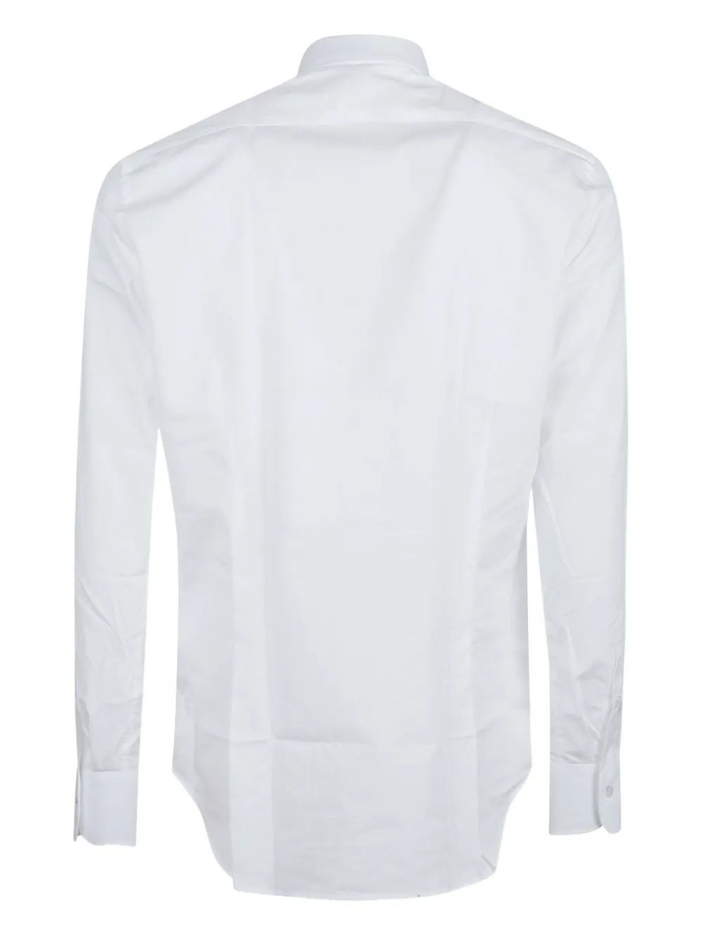 Orian long-sleeve cotton shirt - Wit