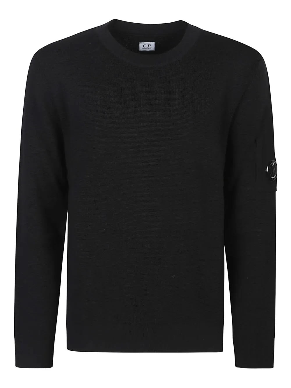C.P. Company Lens-detail wool sweater | Black | Image 1