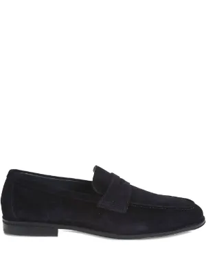 Ferragamo スエード ローファー | ブラック | FARFETCH JP