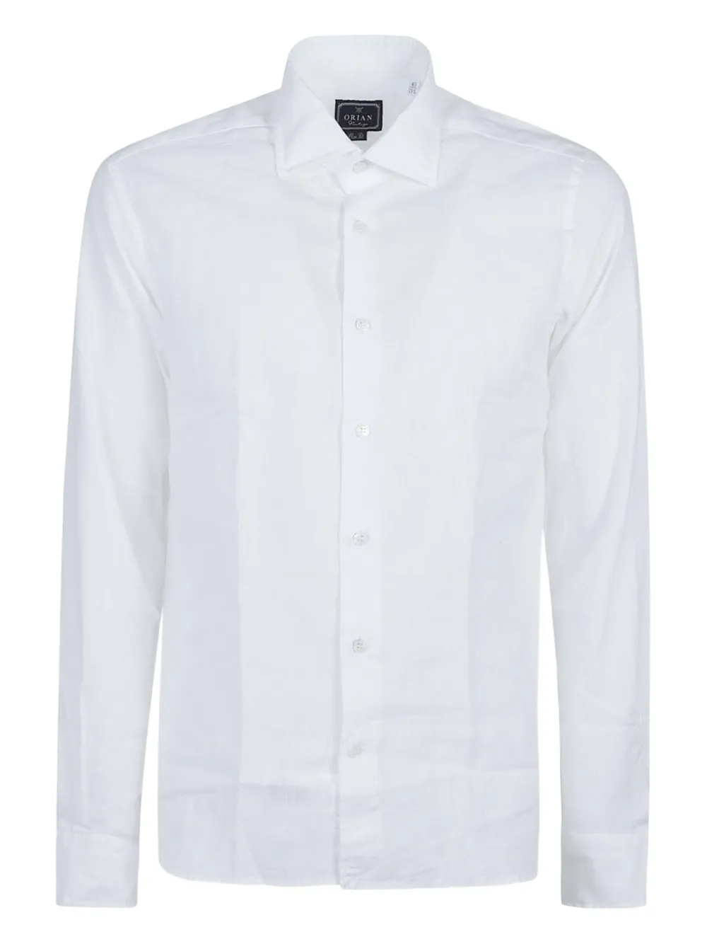 Orian Camicia a maniche lunghe in lino - Bianco
