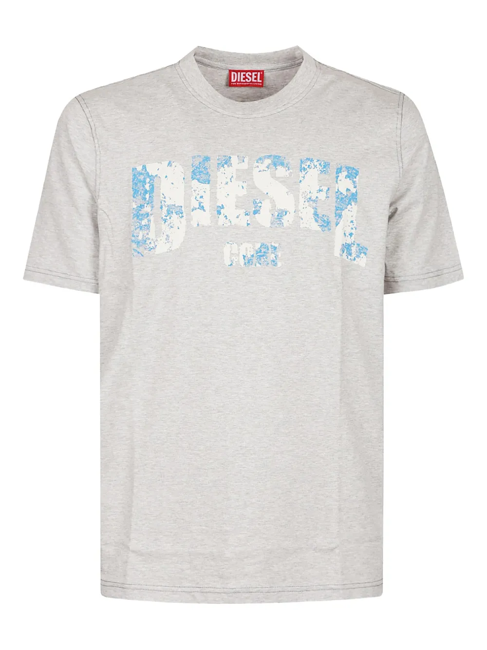 Diesel logo-print cotton T-shirt | Grey | Image 1