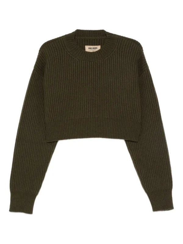 Uma Wang ribbed cropped sweater
