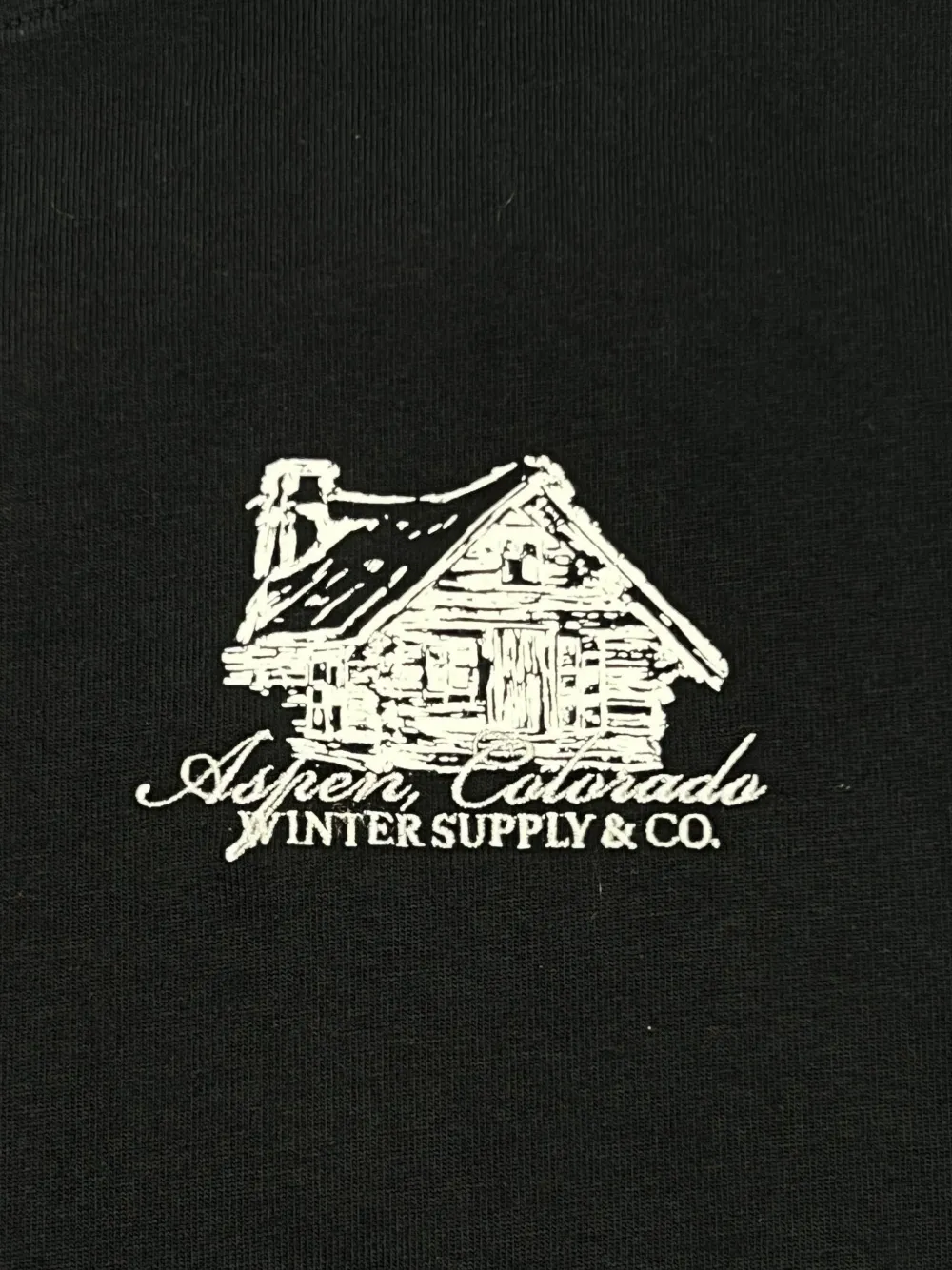 Only The Blind Aspen Mountain Lodge T-shirt In Black