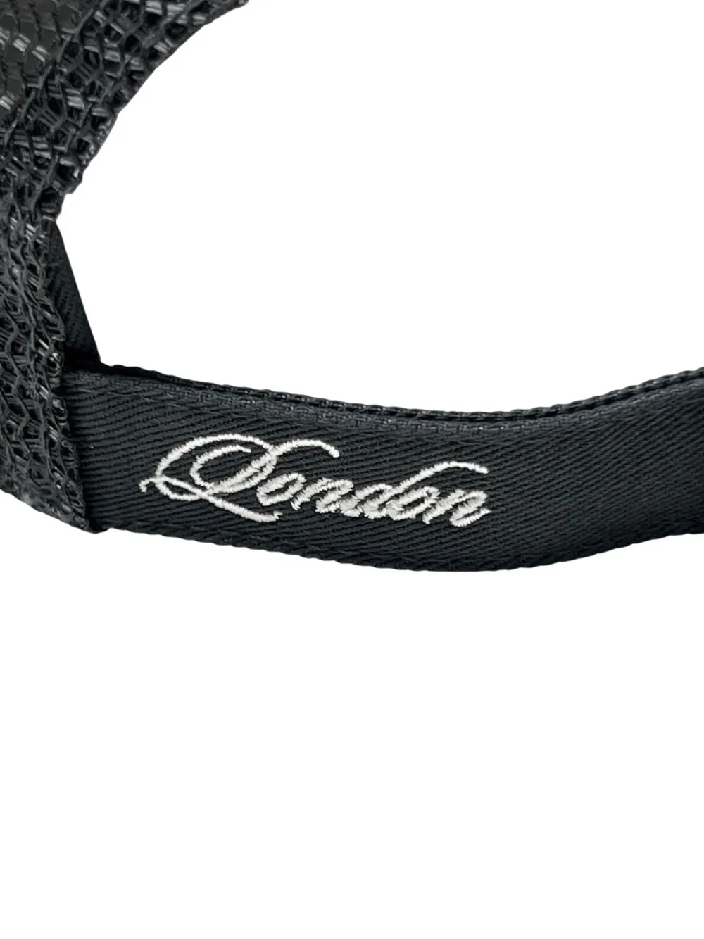 Only The Blind Logo-embroidered Trucker Cap In Black