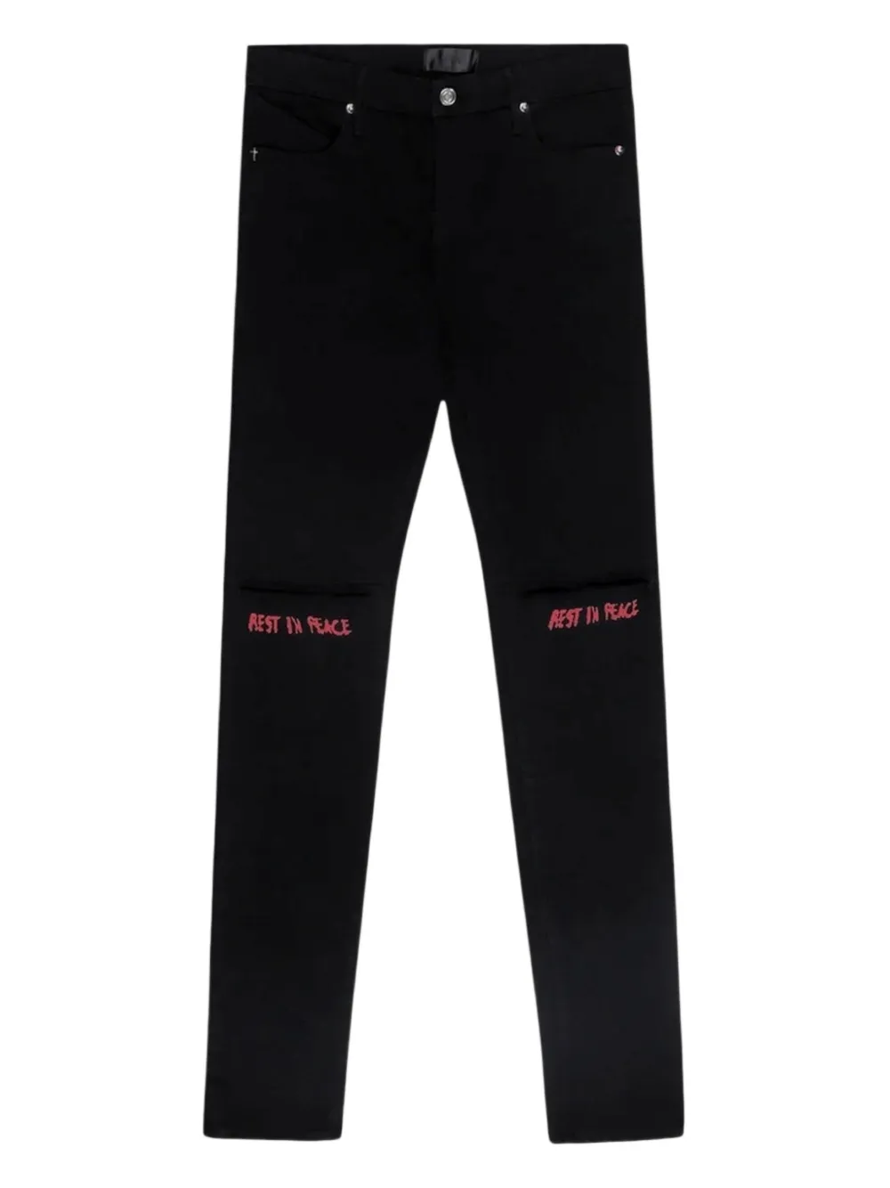 RTA Bryant printed skinny jeans - ブラック RTA Bryant printed skinny jeans - ブラック
