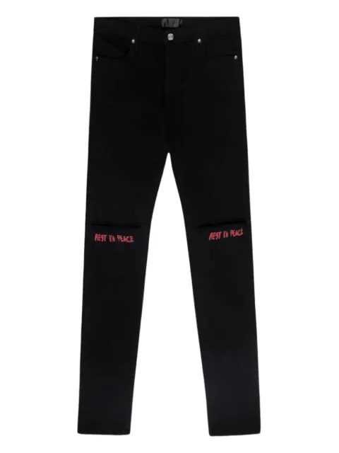 RTA Bryant printed skinny jeans