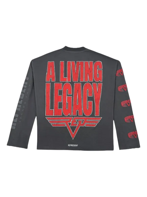 Represent Living Legacy Tour long-sleeve T-shirt | Grey | FARFETCH