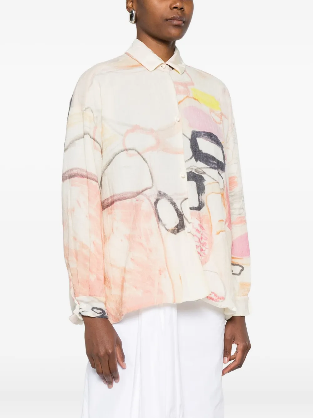 Daniela Gregis Wool Shirt In White